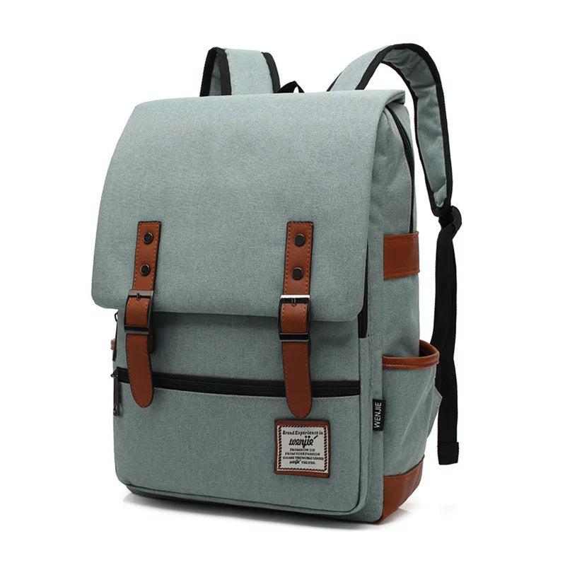 Vintage Laptop Backpack Canvas for Travel and Daily 14 and 16 Inches