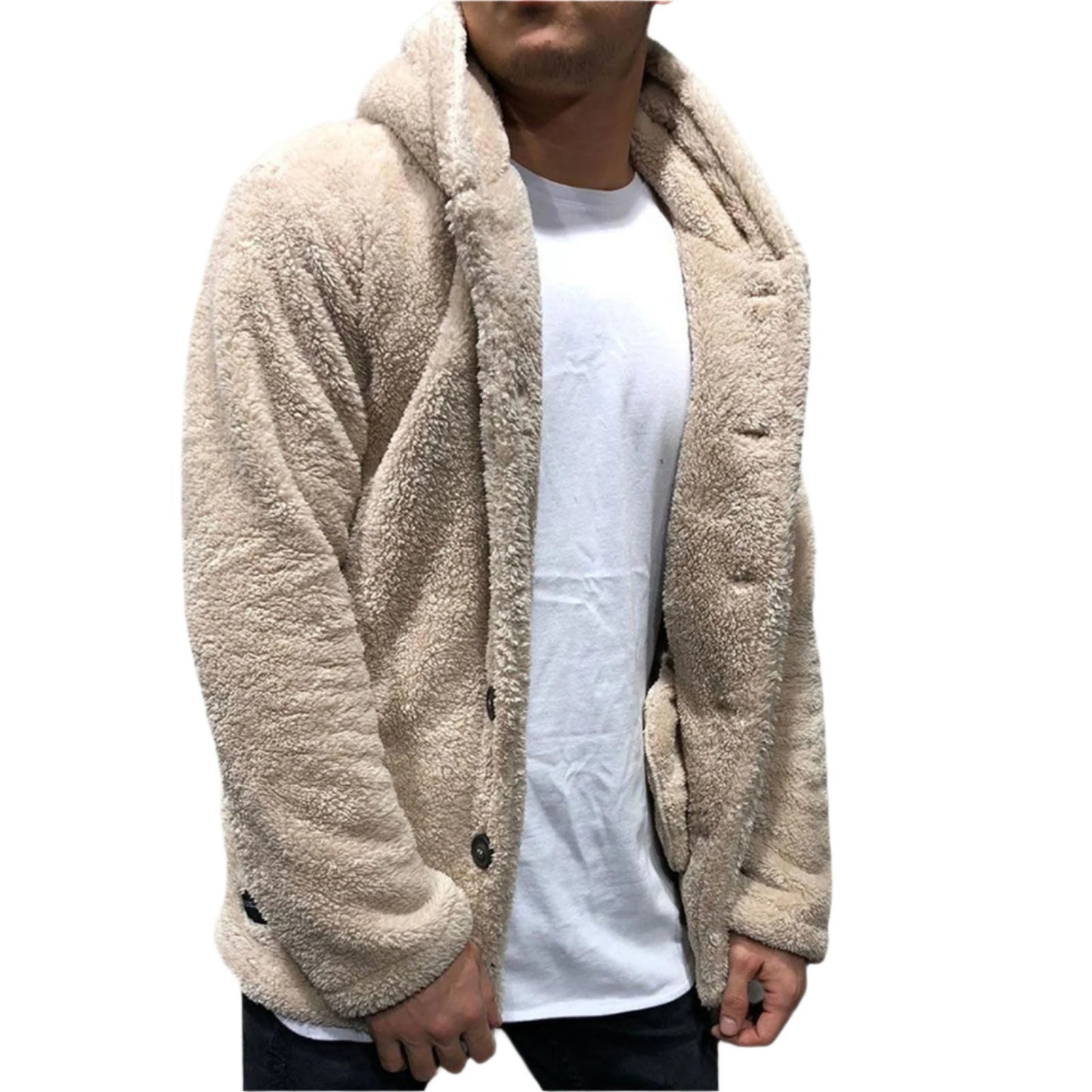 Luxe Sherpa Fleece Button-down Vest