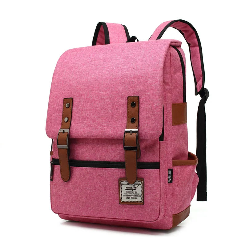 Vintage Laptop Backpack Canvas for Travel and Daily 14 and 16 Inches