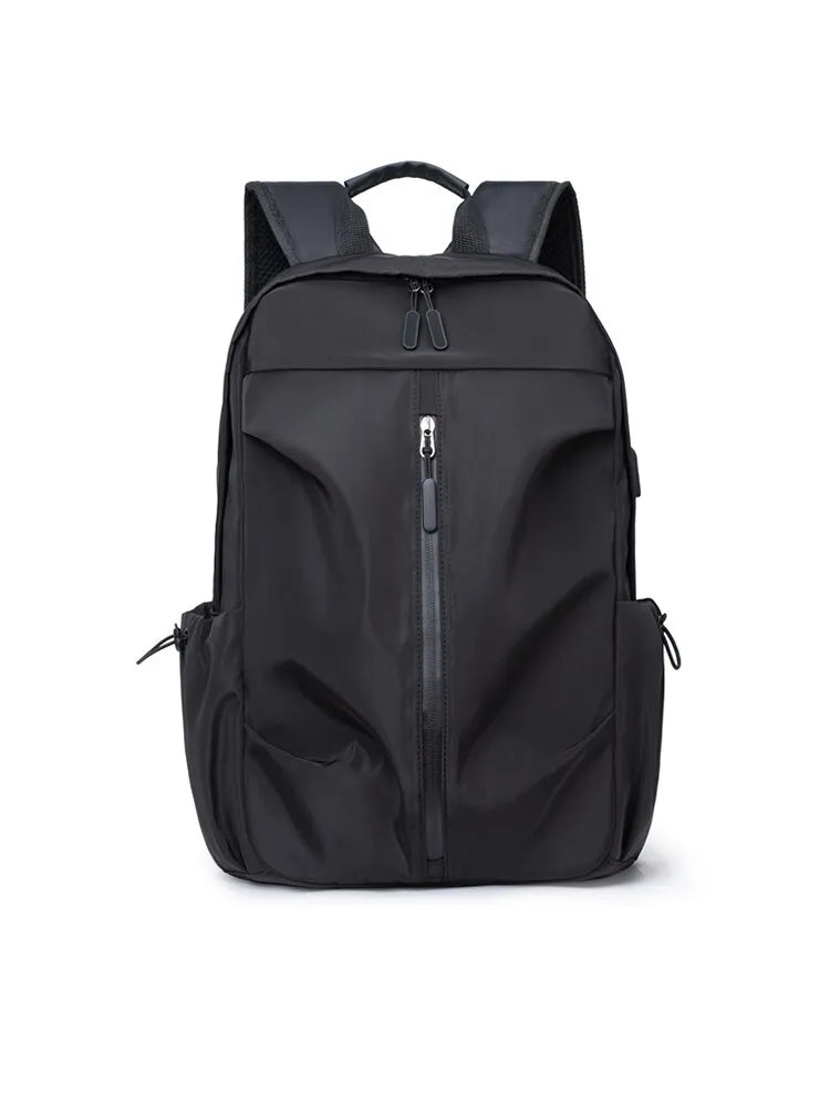 Unisex Classic Versatile Plain Student Backpack Everyday Use Pack Ready 20L Capacity