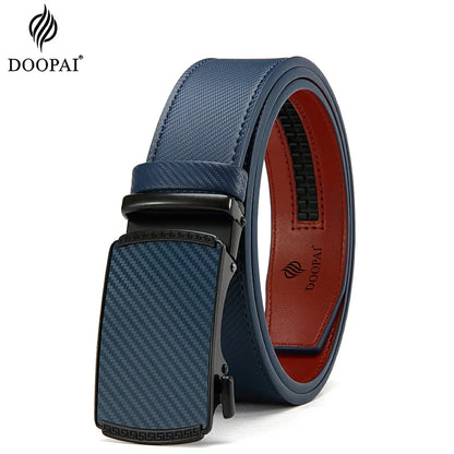 Men's Quality Leather Automatic Buckle Belt