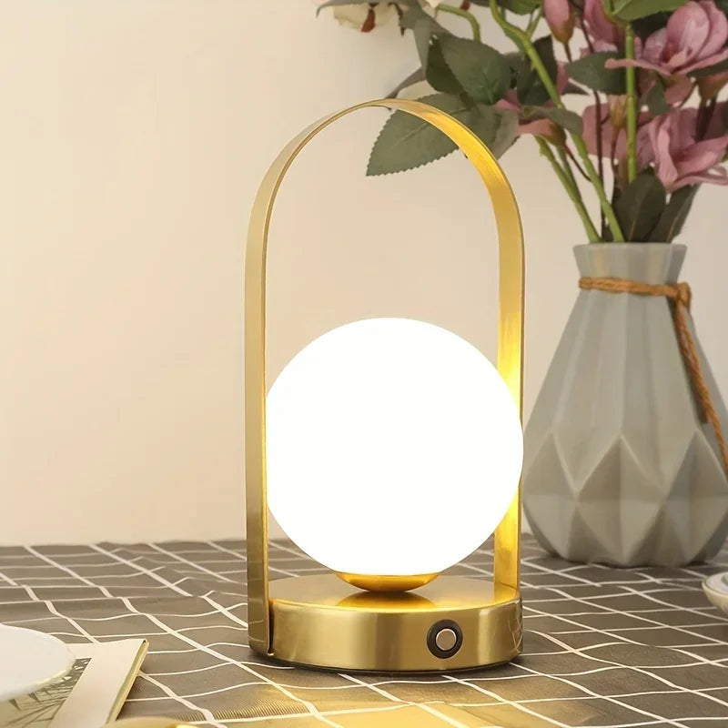 Portable Dimmable Handle USB Table Lamp