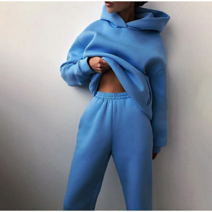 Cozy Lounge Jogging Set Oversized Comfort for Women