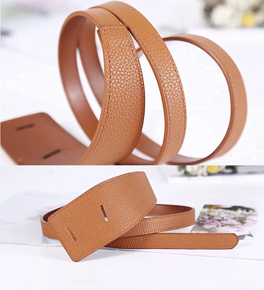 High Quality PU Leather Women's Belt