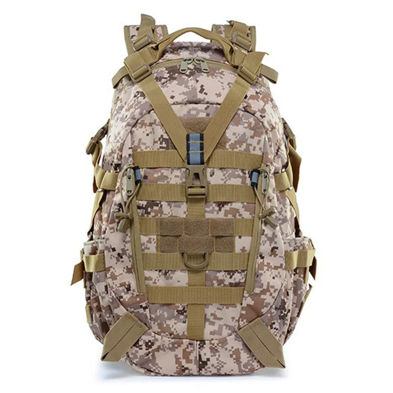 Adventure Tactical Backpack for Outdoor Activities Hiking Camping Pack Ready 40L Size