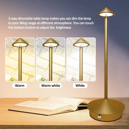 Cordless LED Touch Decorative Table Lamp