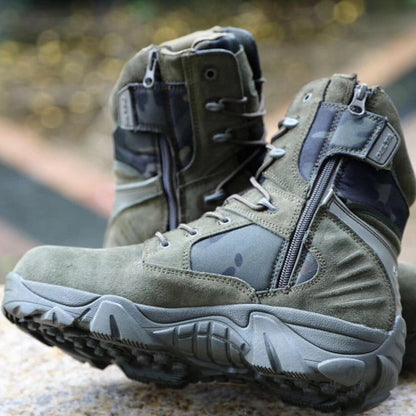 Tactical Combat Boots with Reinforced Sole