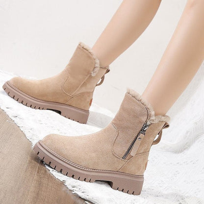 Chic Suede Winter Boots