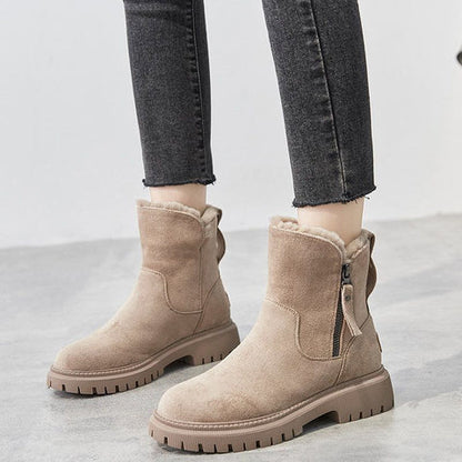 Chic Suede Winter Boots