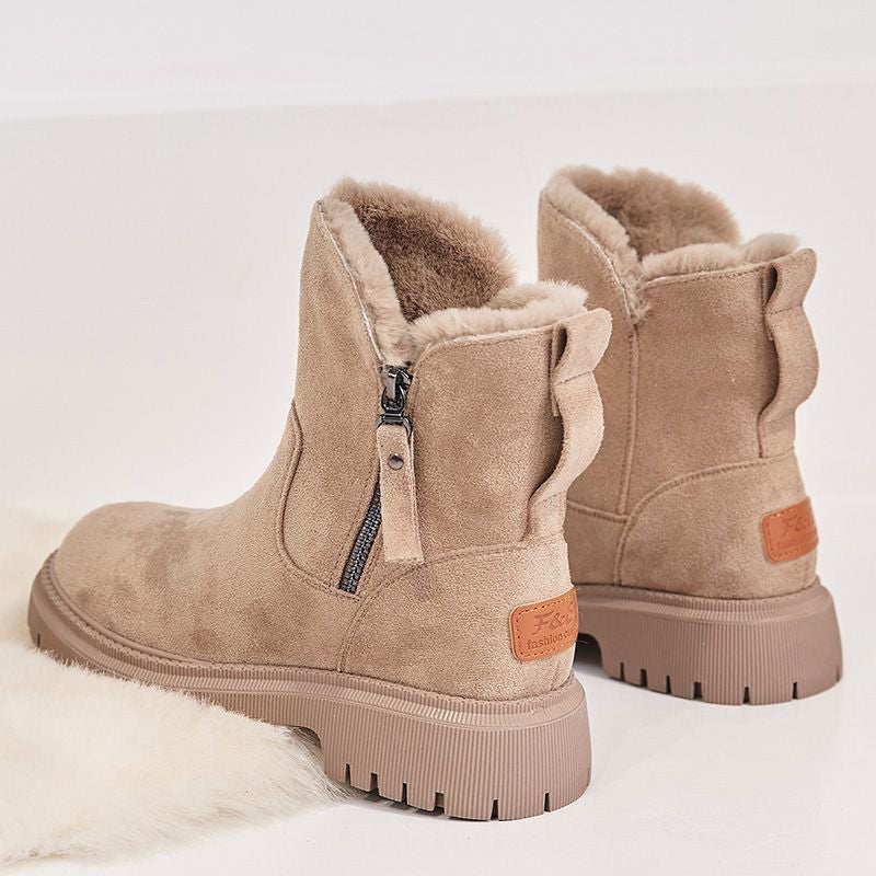 Chic Suede Winter Boots