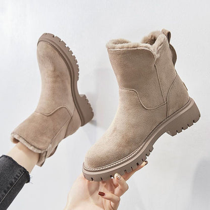 Chic Suede Winter Boots