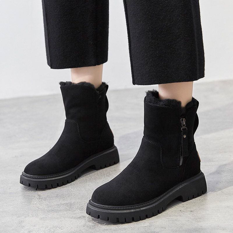 Chic Suede Winter Boots