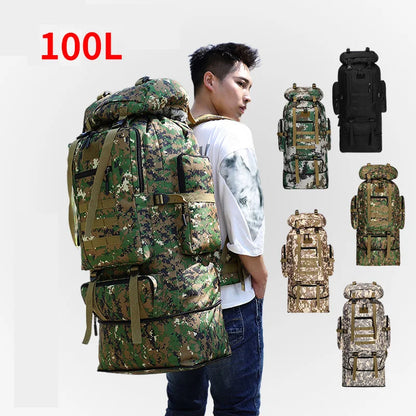 Expeditionary Military Tactical Backpack Survival Outdoor Adventures Pack Ready 100L