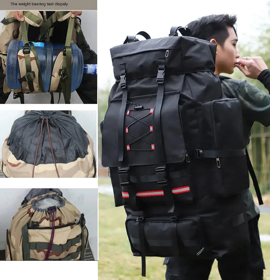 130l Klimtas Mannen Reizen Rugzak Trekking Wandelen Buiten Militaire Sport Bagage Rugzak Rugzak