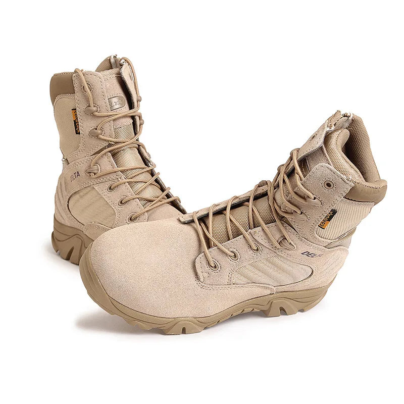 Tactical Combat Boots with Reinforced Sole