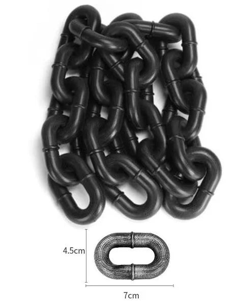 Viral Durable Plastic Dog Traction Chain Leash