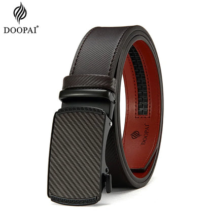 Men's Quality Leather Automatic Buckle Belt