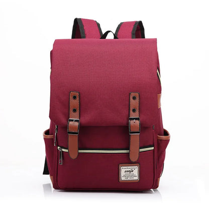 Vintage Laptop Backpack Canvas for Travel and Daily 14 and 16 Inches