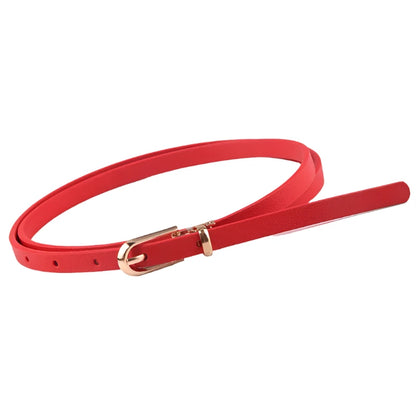 Fashionable Women’s Thin Waist Buckle Belt