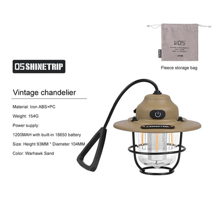 Retro Led Camping Lantern