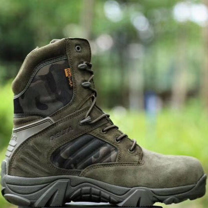 Tactical Combat Boots with Reinforced Sole