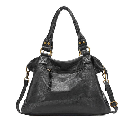 Classic Vintage Leather Shoulder Bag