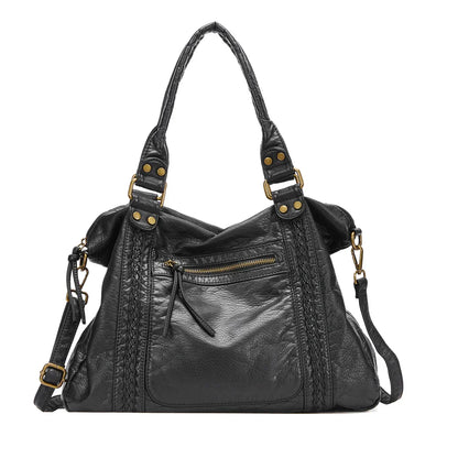 Classic Vintage Leather Shoulder Bag