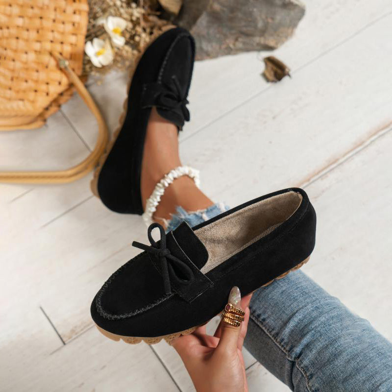 Slip-On Casual Bow Detail Sneakers