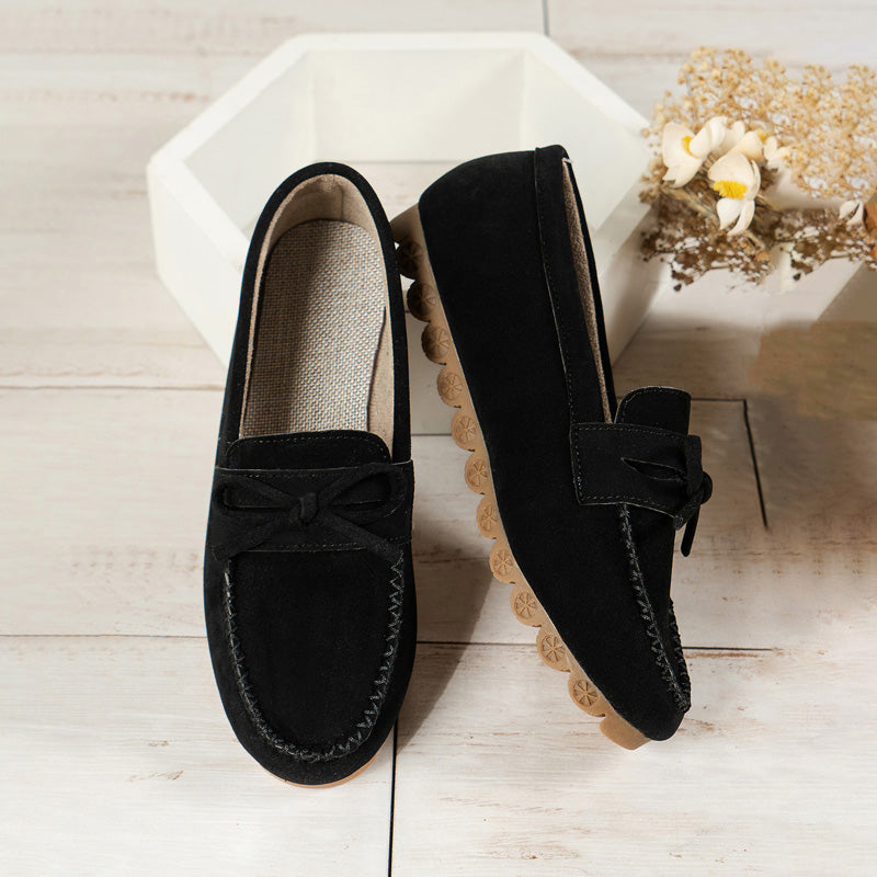 Slip-On Casual Bow Detail Sneakers