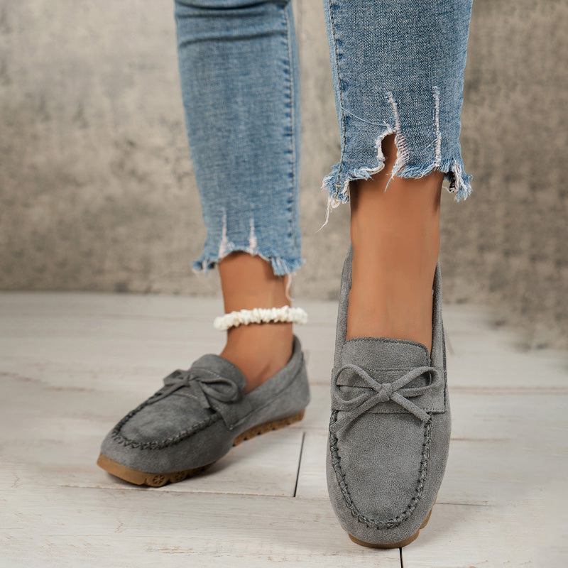 Slip-On Casual Bow Detail Sneakers