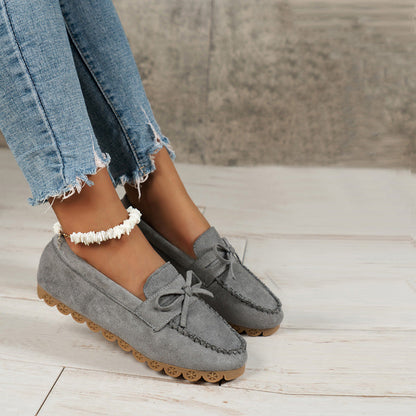 Slip-On Casual Bow Detail Sneakers