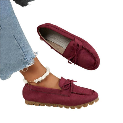 Slip-On Casual Bow Detail Sneakers