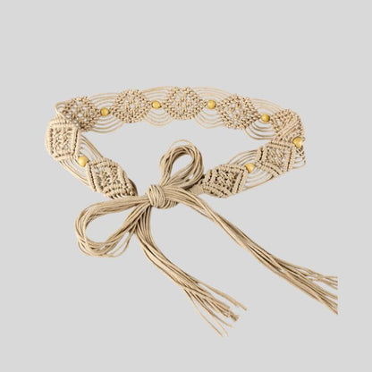 Boho Braided Belt for Ladies’ Dresses