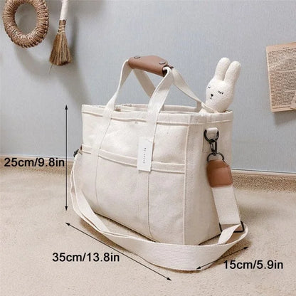 ToteChic Canvas Shopping Bag