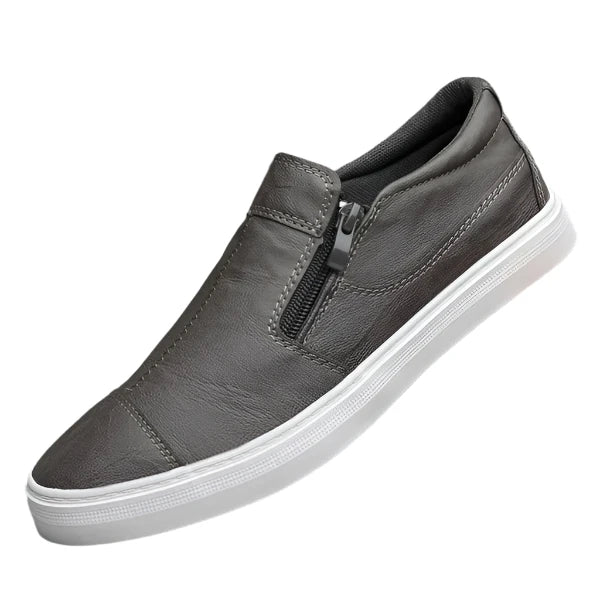 Sophisticated Men's Slip-on Loafers with Zip