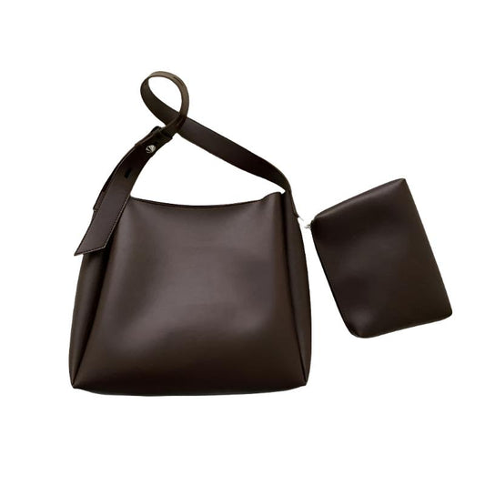 Elegant Leather Tote Ladies Shoulder Bag