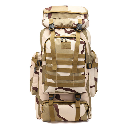 TitanXtreme Tactical Backpack Ideal for Rugged Adventures Pack Ready 80+L Capacity