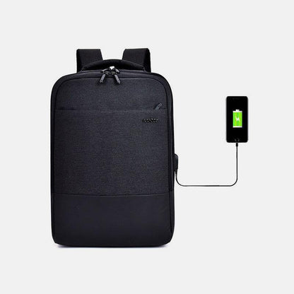 Nylon USB Rechargeable Backpack Travel Laptop Backpack Pack Ready Medium Size