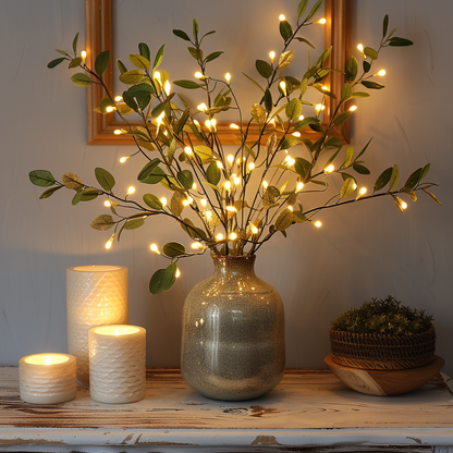 Warm LED Decorative Lighted Branches