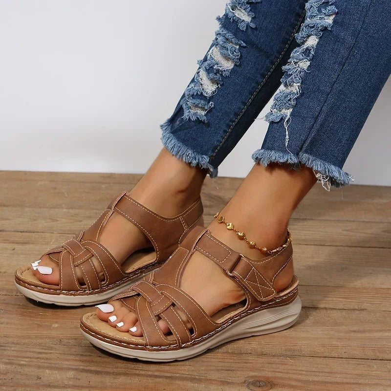 Ladies Adjustable Strap Comfort Sandals