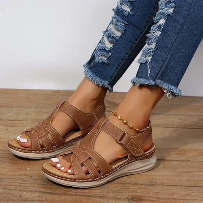 Ladies Adjustable Strap Comfort Sandals