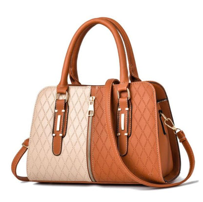 Multicolored High Quality Leather Ladies Handbag