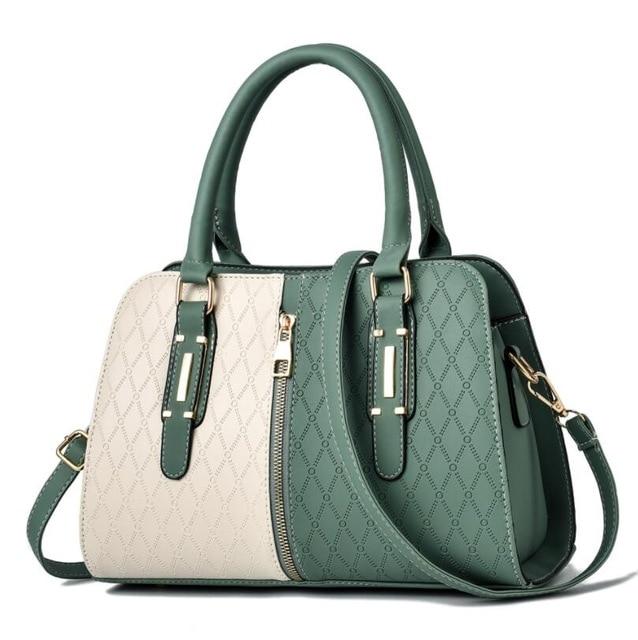 Multicolored High Quality Leather Ladies Handbag