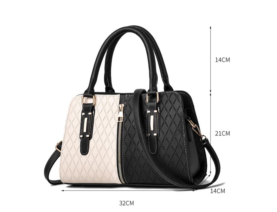 Multicolored High Quality Leather Ladies Handbag