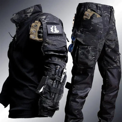 Men’s Tactical Army Two Piece Set