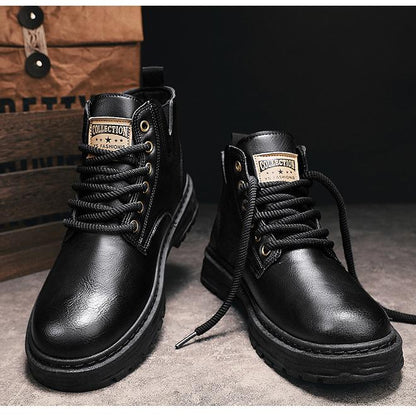 Sophisticated Vintage Leather Boots for Men