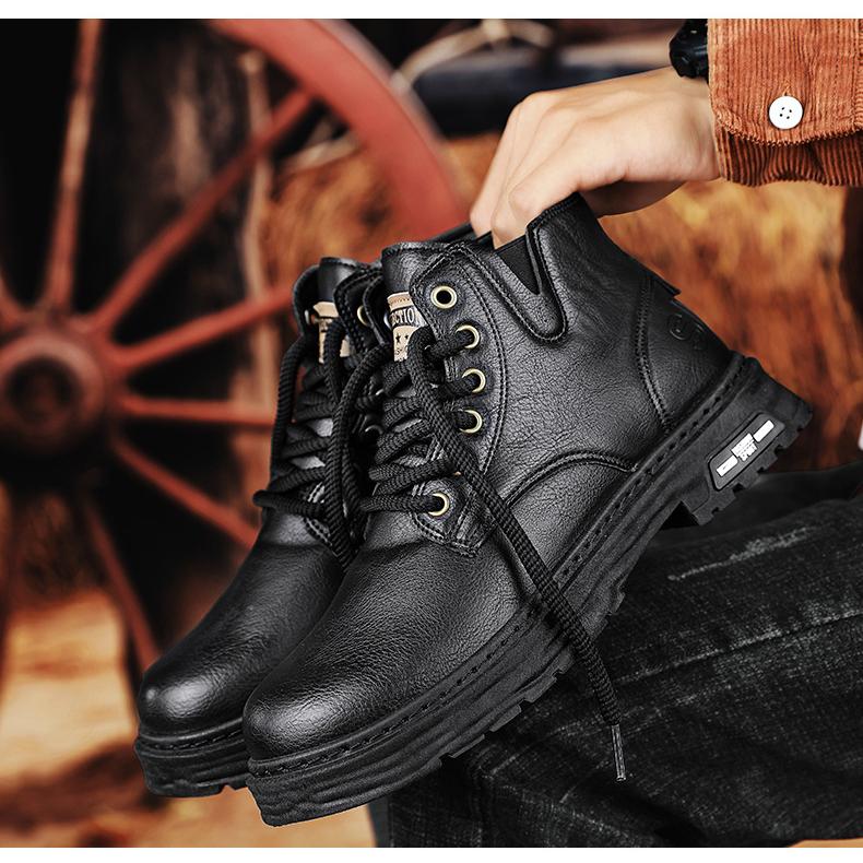 Sophisticated Vintage Leather Boots for Men